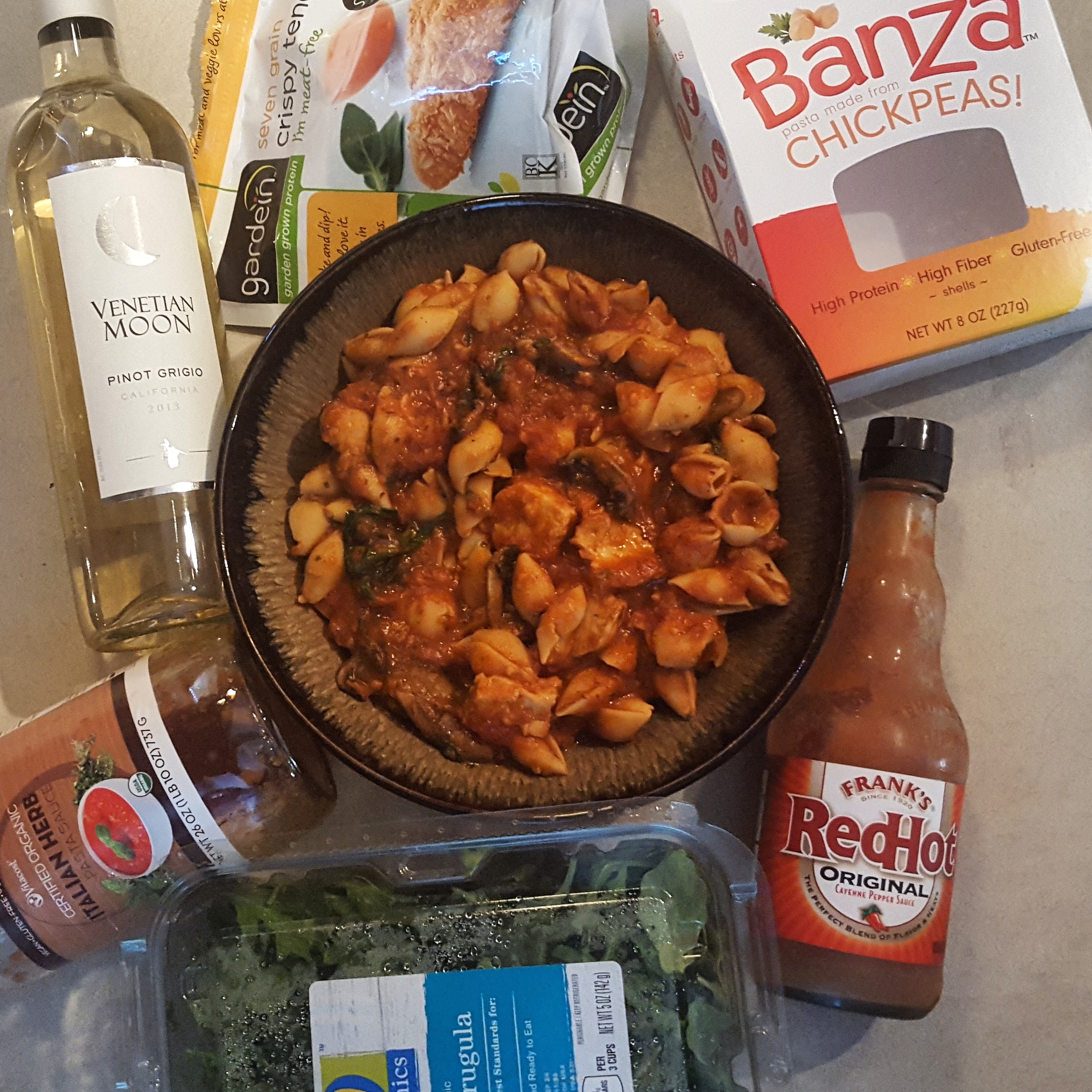 Veggie Gardein Pasta Shells